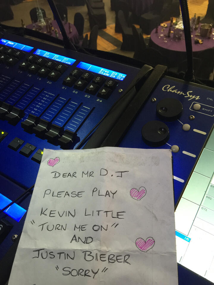 Lighting Operation (Song Requests)